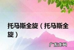 托马斯全旋是什么意思,翻跟头动作