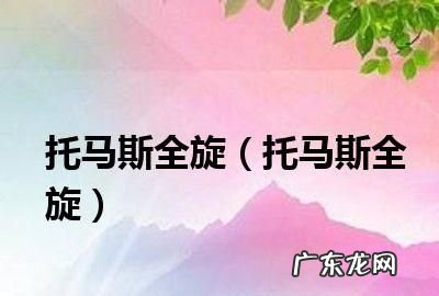 托马斯全旋是什么意思,翻跟头动作