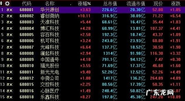 科创板行情在哪看,怎么查看所有中小板的股票