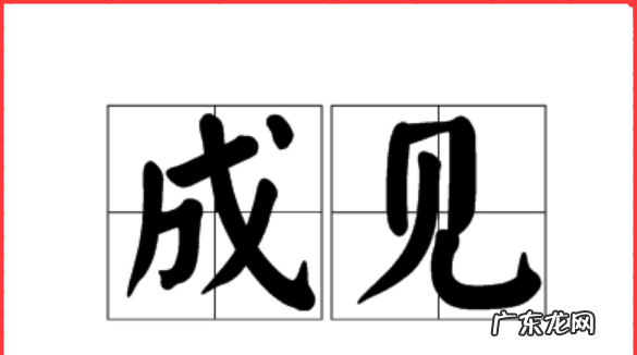 成见是什么意思,成见是什么意思