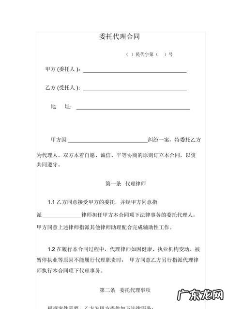委托代理需要哪些手续及材料,委托代理人手续和身份材料是什么意思