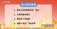 报火警的五个要点,报火警的五个要点简写