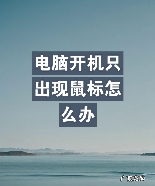 电脑开机只有鼠标,电脑开机显示屏黑屏只有鼠标怎么办