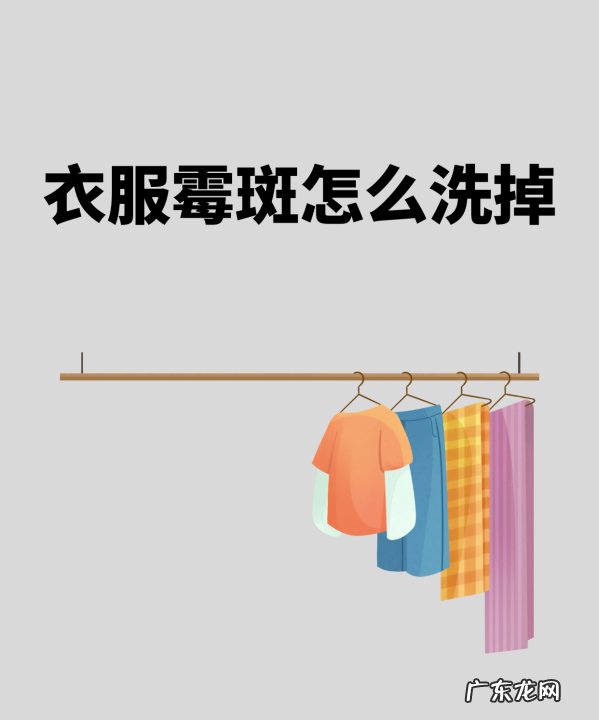 如何去除霉斑霉迹,衣服去霉斑妙招 2种方法