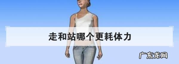 走路站着哪个耗体力,站着跟走路哪个更耗费体力