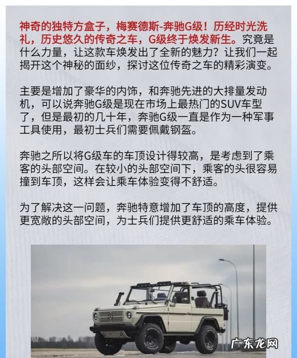 奔驰的g wagon是什么车,奔驰最好的车是什么车