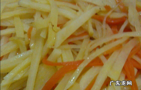 土豆丝胡萝卜丝怎么炒窍门,炒土豆丝的做法