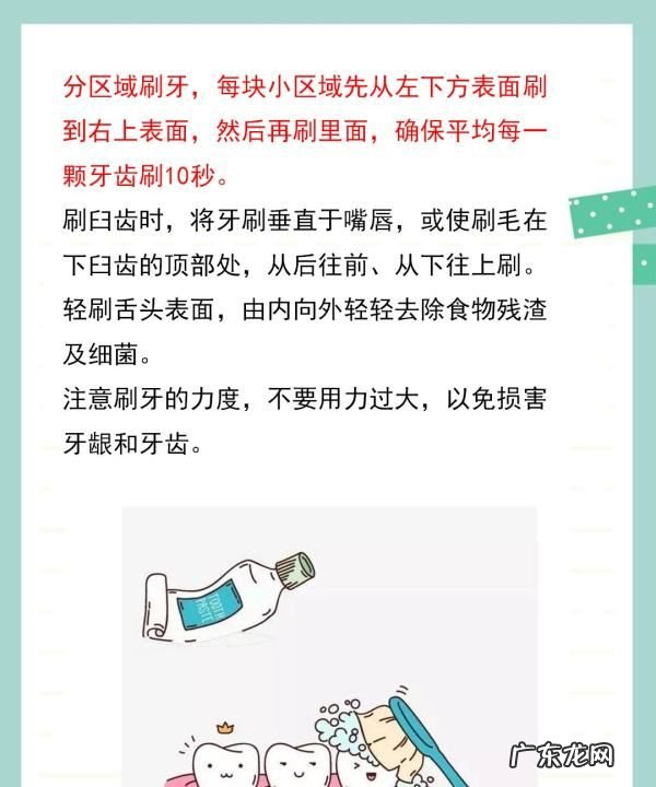 刷牙的正确方法,刷牙的正确方法