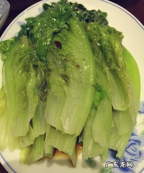 白灼生菜窍门,简单早餐小菜做法