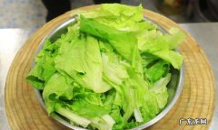 白灼生菜窍门,简单早餐小菜做法