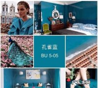 孔雀蓝和什么颜色最配,孔雀蓝上衣配什么颜色裙子