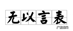 不动声色无以言表意思是什么,无言以表什么意思