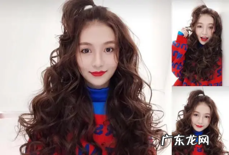 羊毛卷丸子头怎么扎,羊毛卷怎么扎好看