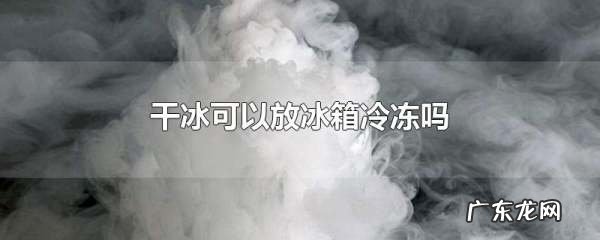干冰能放冰箱冷冻室,干冰可以放冰箱冷冻一天
