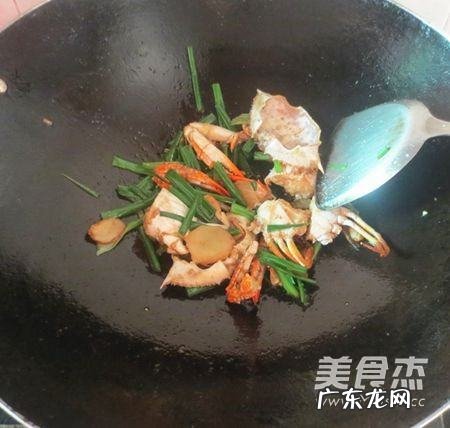广东葱姜炒花蟹的做法,姜葱炒花蟹怎样做好吃窍门