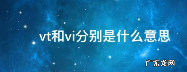 vt是什么,vt是什么意思