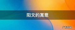 阳文的寓意 阳文的意思