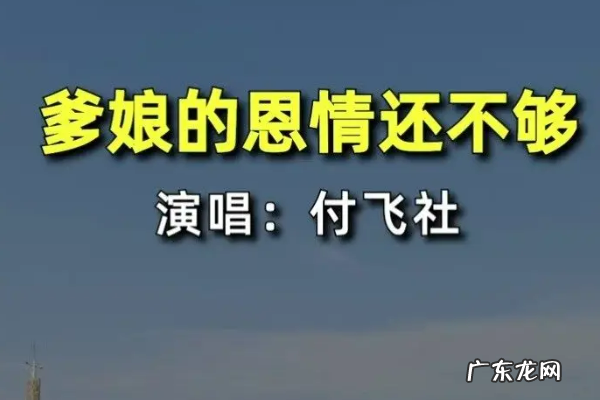 爹娘的恩情还不够星光大道谁唱的,爹娘的恩情还不够原唱