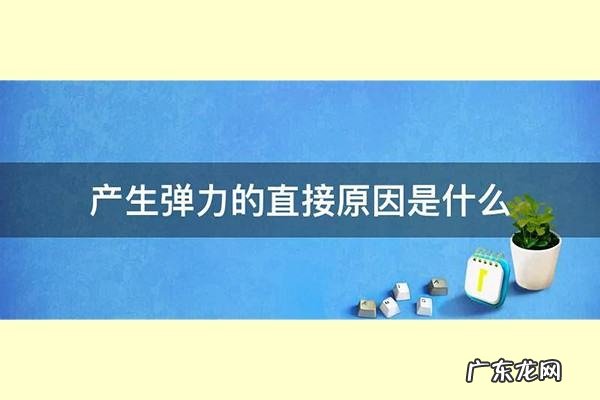 什么是弹力弹力是怎么样产生的,什么东西是有弹力的