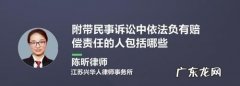 附带民事诉讼赔偿的范围是怎么样,刑事附带民事诉讼赔偿范围和标准