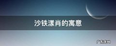沙铁漾肖的寓意