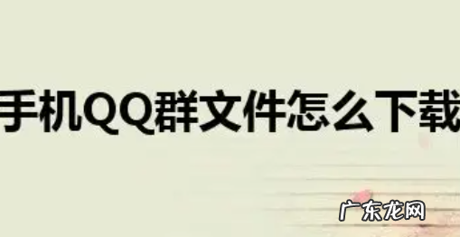 qq群的文件在手机哪里,qq群里的文件在哪里可以找到