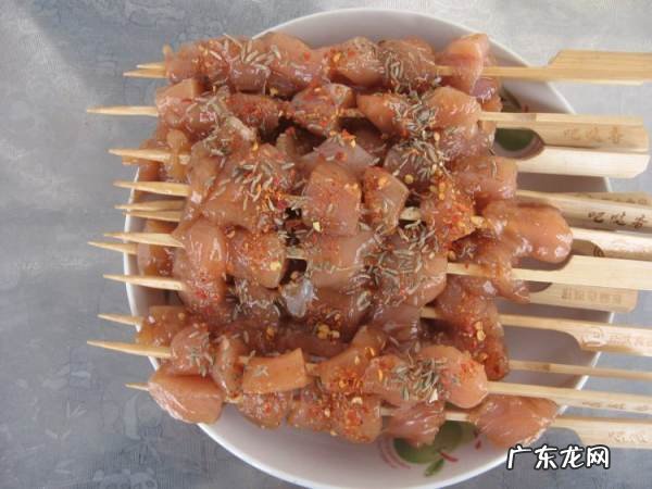 五彩鸡肉串的做法,鸡肉串空气炸锅炸多久