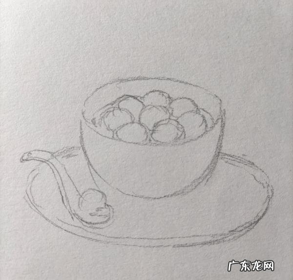 元宵节汤圆怎么画,元宵节汤圆画法