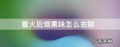烟熏味道怎么去除,房子失火后有烟熏味用什么方法可以去掉那些烟熏味