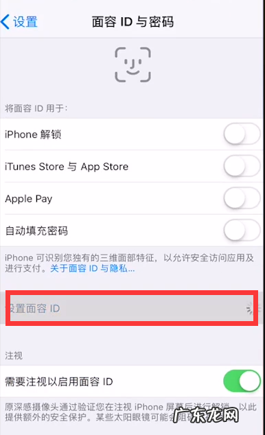 苹果手机iphone x如何设置面部识别,苹果x怎么设置面容解锁直接进入桌面