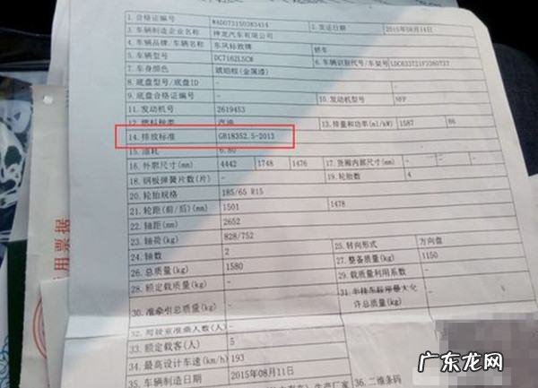 怎么查看汽车是国几,怎么查汽车属于国几标准