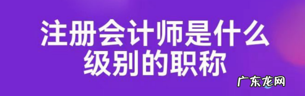 注会是什么职称,注册会计师相当于什么级别的职称