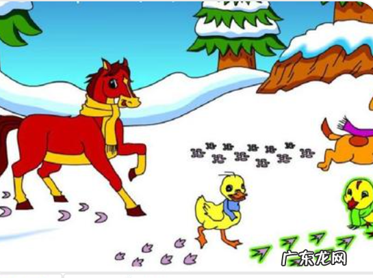 大象在雪地里踩的脚印像什么,动物的脚印在雪地里像什么