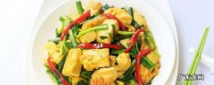 韭菜豆腐怎么炒干 韭菜豆腐怎么炒