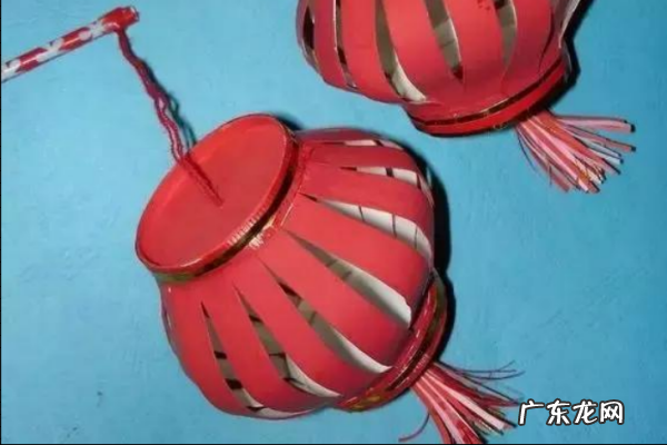 长方形纸怎么做灯笼,灯笼怎么做手工制作简单