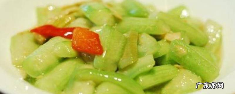 素炒丝瓜怎么做好吃又简单 素炒丝瓜怎么做好吃又简单窍门