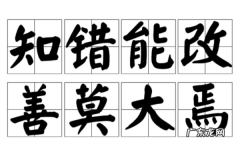人谁无过过而能改善莫大焉的意思,人谁无过过而能改善莫大焉的意思