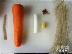 红萝卜炒粉丝怎么炒好吃,红萝卜炒肉的做法大全
