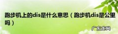 跑步机上面的dis是什么,跑步机上的显示屏上的英文字是什么意思