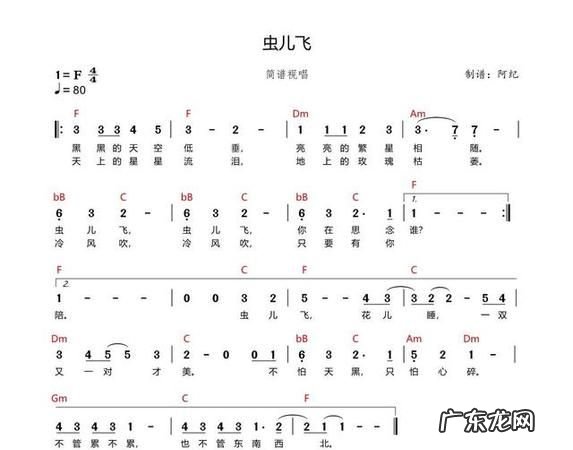 虫儿飞歌词 虫儿飞歌词是什么,虫儿飞歌词全部