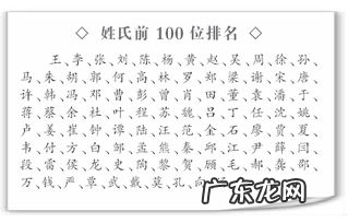 百家姓由来及排名,《百家姓》是按照什么方式排列的