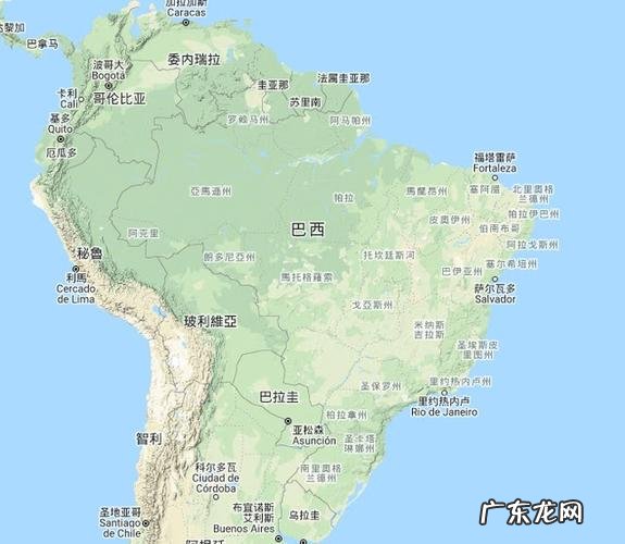 巴西地形特征,巴西的地理位置及地形特点