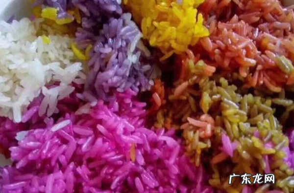 布依族花米饭的由来,五色糯米饭的材料是什么