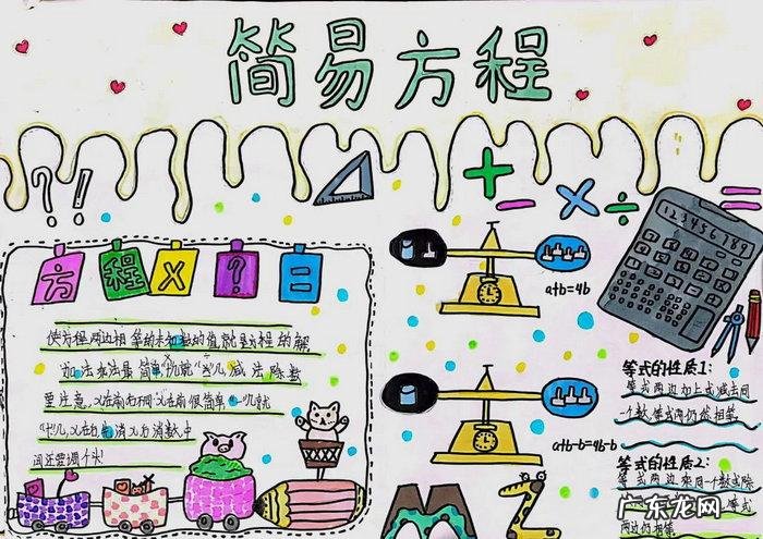 方程的由来手抄报,方程的起源及发展史