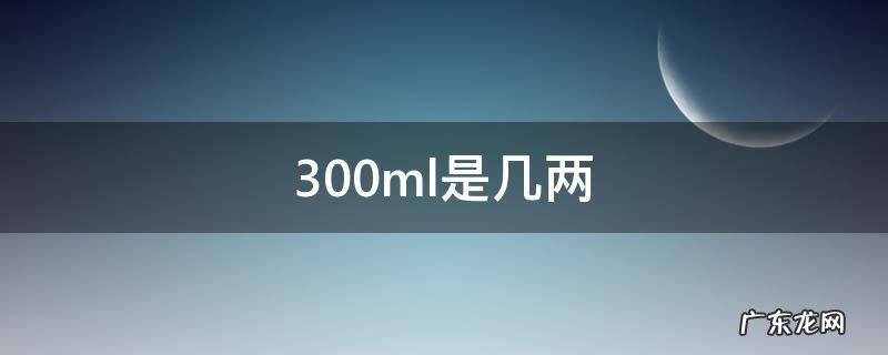 300ml是几两酒 300ml是几两