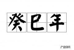 癸巳年是哪一年属什么,33年是哪一年出生的人