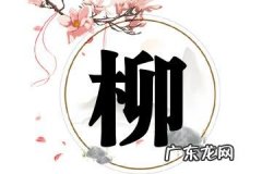 柳在名字中的寓意,柳字取名的含义是什么