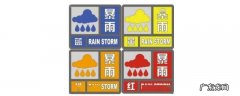 天气预报颜色预警等级划分 天气颜色预警等级划分