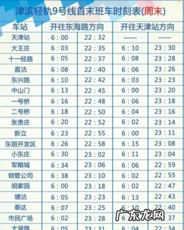 天津地铁十一期间运营时间,天津地铁底开通线路