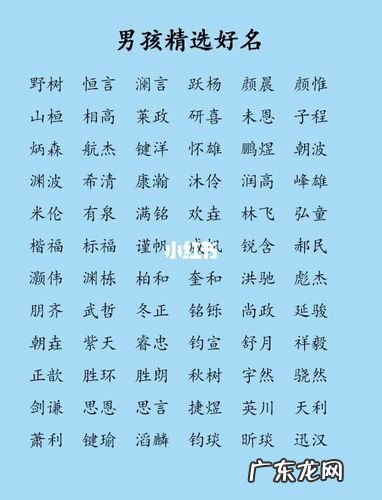 好听稀少的男孩名字,男孩好听稀少的名字兔宝宝